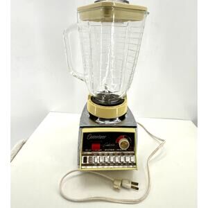 Vintage Osterizer Blender Retro Gold Kitchen Touch A Matic Galaxie 16 Vintage
